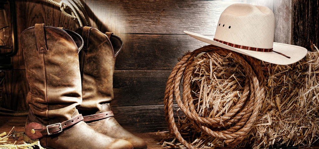 HP-AG-361 Cowboy Boots and Hat